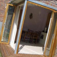 Oak Bi Folding doors