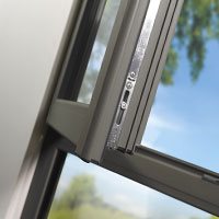 Gray Tilt And Turn Window