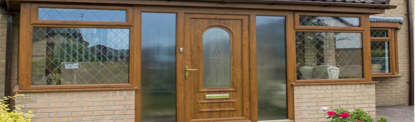 LIGHT OAK upvc doors