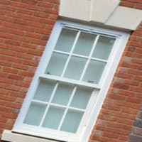 Vertical Sliding Window with feorgian frets